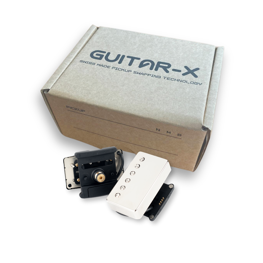 Billy F Gibbons Whiskerbuckers with Guitar-X Pickup Swapping Mounts