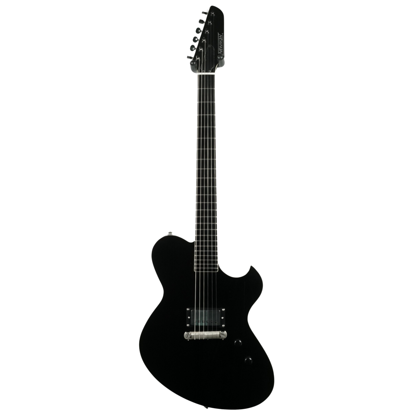 NEWMAN HONEYCOMB JUNIOR BLACKOUT GUITAR-X BLACK  - 050124