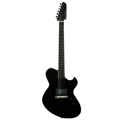 NEWMAN HONEYCOMB JUNIOR BLACKOUT GUITAR-X BLACK  - 041024