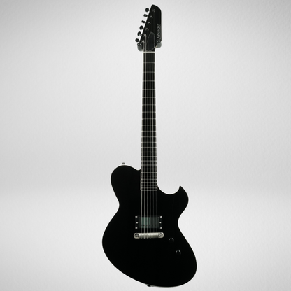 NEWMAN HONEYCOMB JUNIOR BLACKOUT GUITAR-X BLACK - 041024