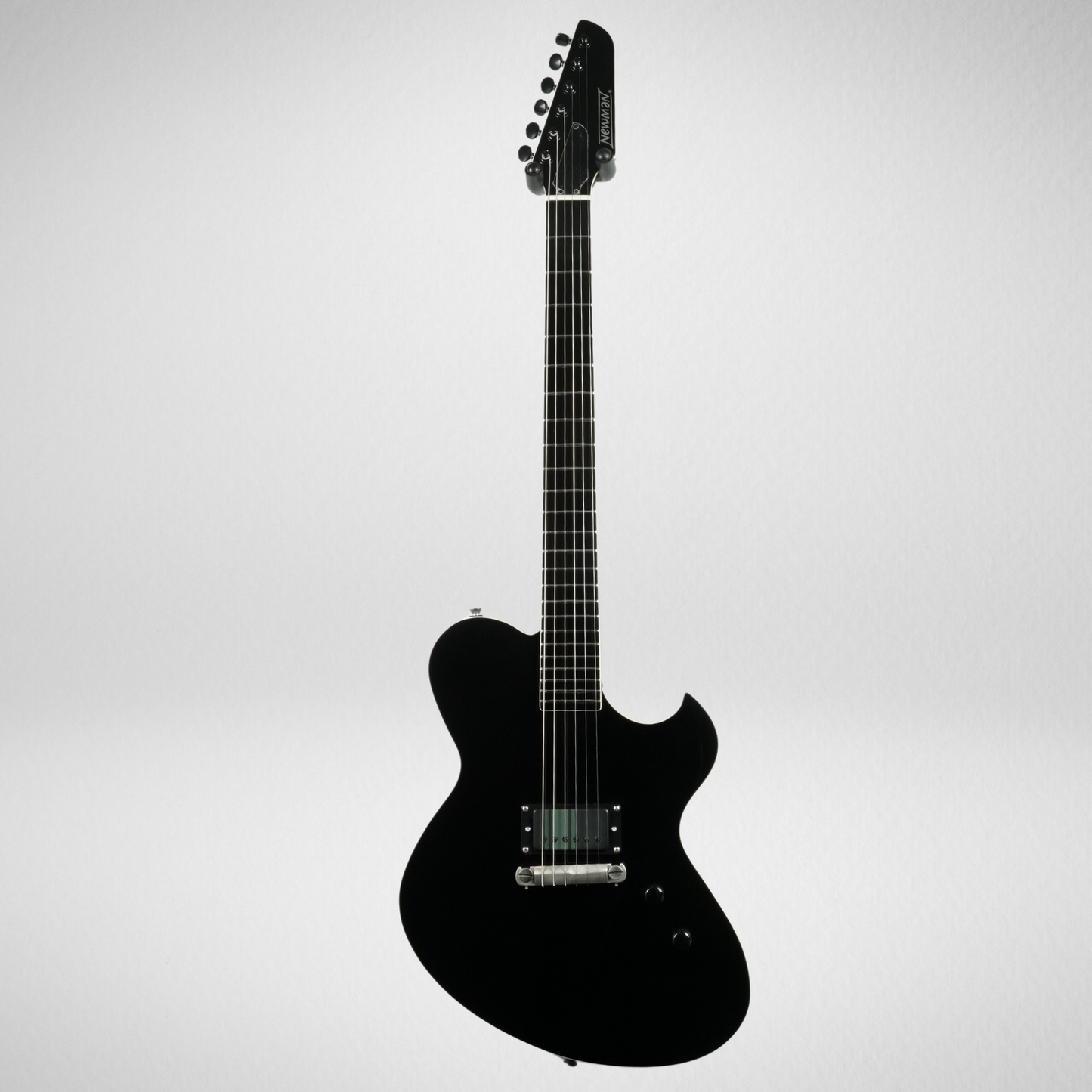 NEWMAN HONEYCOMB JUNIOR BLACKOUT GUITAR-X BLACK - 061024