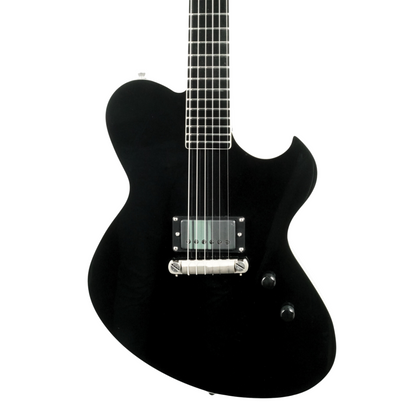 NEWMAN HONEYCOMB JUNIOR BLACKOUT GUITAR-X BLACK  - 021024