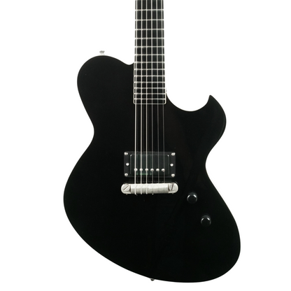 NEWMAN HONEYCOMB JUNIOR BLACKOUT GUITAR-X BLACK  - 071024