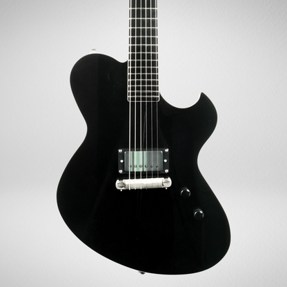 NEWMAN HONEYCOMB JUNIOR BLACKOUT GUITAR-X BLACK - 061024