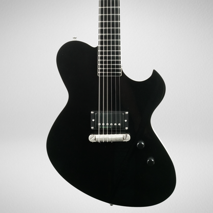 NEWMAN HONEYCOMB JUNIOR BLACKOUT GUITAR-X BLACK - 071024