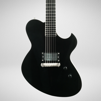 NEWMAN HONEYCOMB JUNIOR BLACKOUT GUITAR-X BLACK - 050124