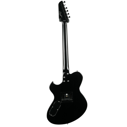 NEWMAN HONEYCOMB JUNIOR BLACKOUT GUITAR-X BLACK  - 041024