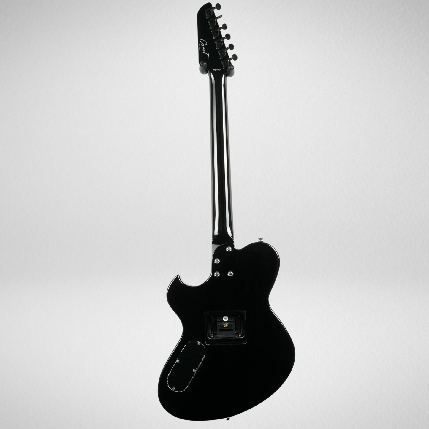 NEWMAN HONEYCOMB JUNIOR BLACKOUT GUITAR-X BLACK - 041024