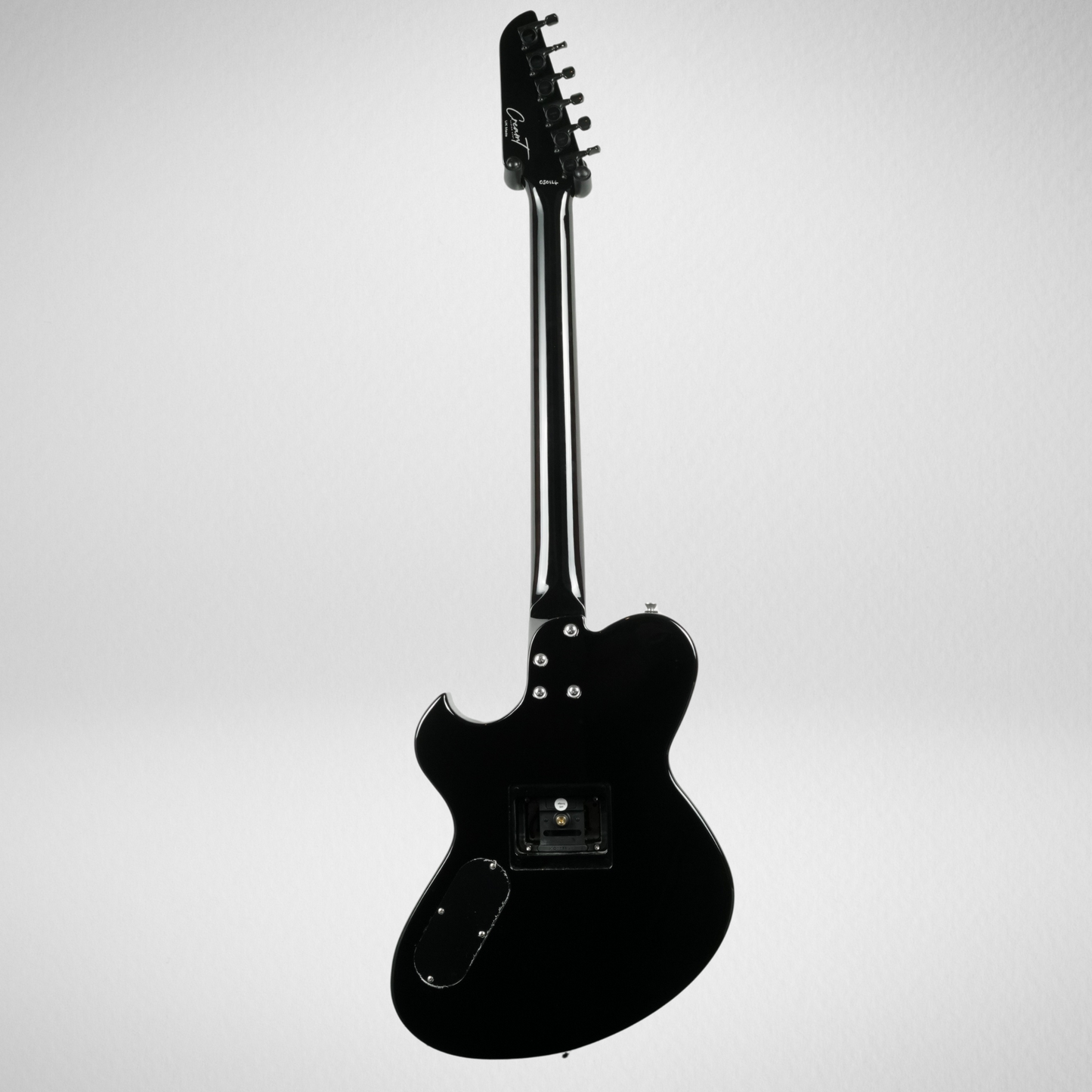 NEWMAN HONEYCOMB JUNIOR BLACKOUT GUITAR-X BLACK - 050124