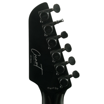 NEWMAN HONEYCOMB JUNIOR BLACKOUT GUITAR-X BLACK  - 041024