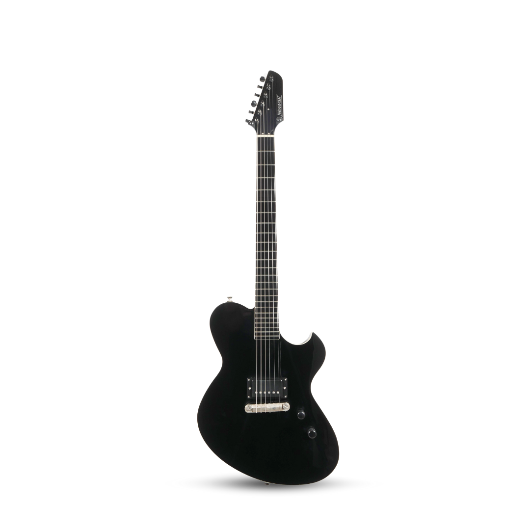 NEWMAN HONEYCOMB JUNIOR BLACKOUT GUITAR-X - BLACK (PRE-ORDER)