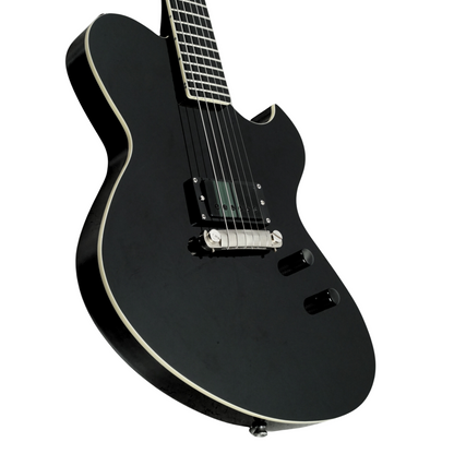 NEWMAN HONEYCOMB JUNIOR BLACKOUT GUITAR-X BLACK  - 021024