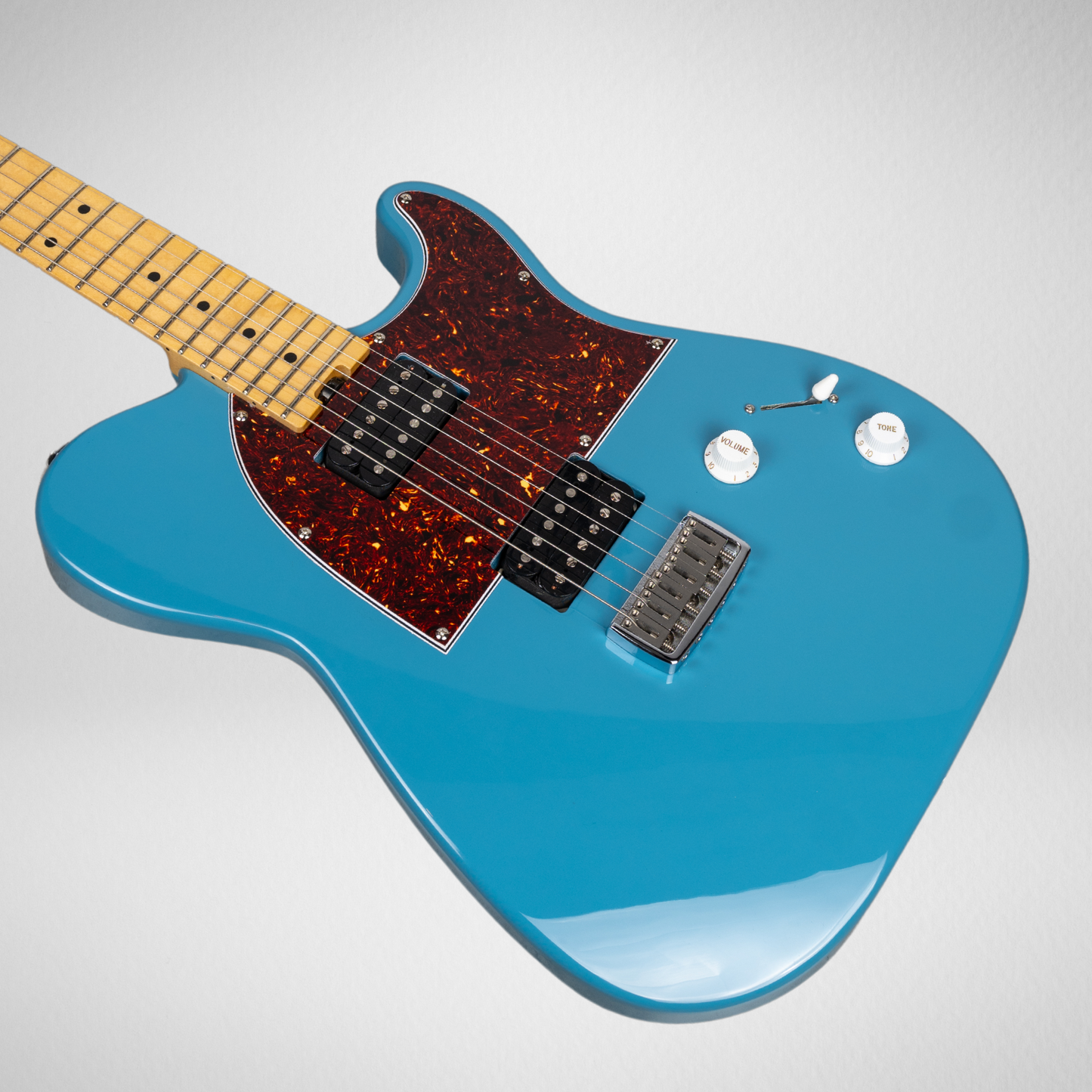 ASTRA STANDARD HH GUITAR-X PICKUP SWAPPING - ETNA BLUE #S0001