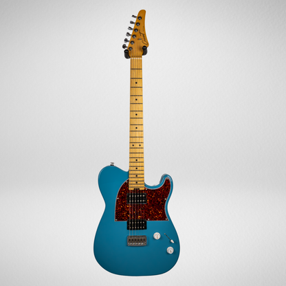 ASTRA STANDARD HH GUITAR-X PICKUP SWAPPING - ETNA BLUE #S0001