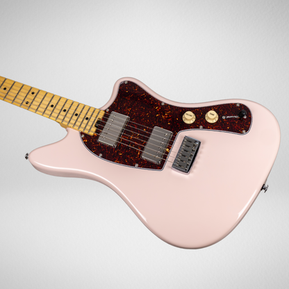 CROSSFIRE STANDARD HH GUITAR-X PICKUP SWAPPING - SHELL PINK #S0012